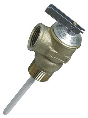 Water Heater Temperature & Pressure Relief Valve, Lead-Free, 3/4-In.