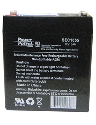 Electric Fence Battery, S20, 12-Volt, 5-Amp