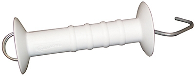Electric Fence Insulated Gate Handle, White, Small