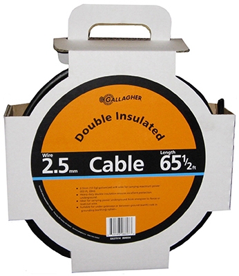 Electric Fence Underground Cable, 12.5 Ga., 65-Ft.