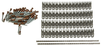 Alligator Rivet Fastener, Stainless Steel, 7-In.