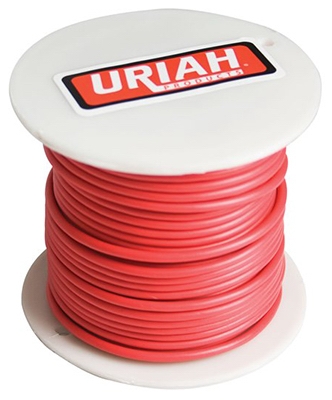 Automotive Wire, Insulation, Red, 14 AWG, 100-Ft. Spool
