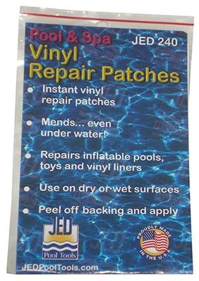 Pool Vinyl Repair Patch, 3 x 5-In.
