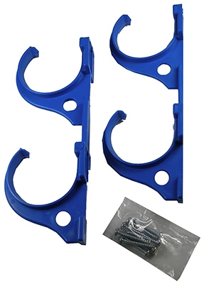 Pool Hooks, Plastic & Stainless Steel, 4-Pc.