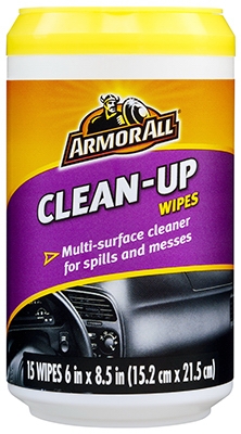 Clean-Up Wipes, 15-Ct.