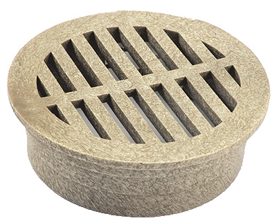 4 inch Round Grate, Sand