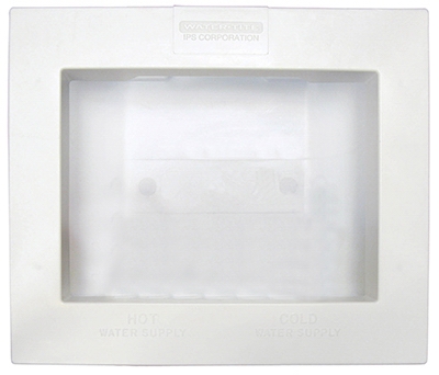 Washing Machine Outlet Box, Dual-Drain