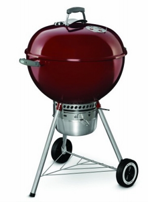 Original Kettle Premium Charcoal Grill, Crimson, 22-In.