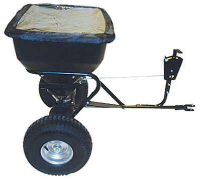 Tow-Behind Broadcast Spreader, 130-Lb. Capacity
