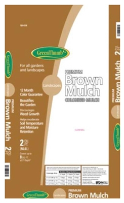 Colored Mulch, Brown, 2-Cu. Ft.