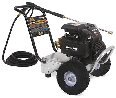 Pressure Washer, 187cc Horizontal Gas Engine, 3000-PSI, 2.3 GPM