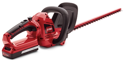 Hedge Trimmer,  20-Volt Cordless Electric, 22-In.