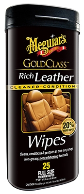 Gold Class Leather Cleaner & Conditioner Wipes, 25-Ct.
