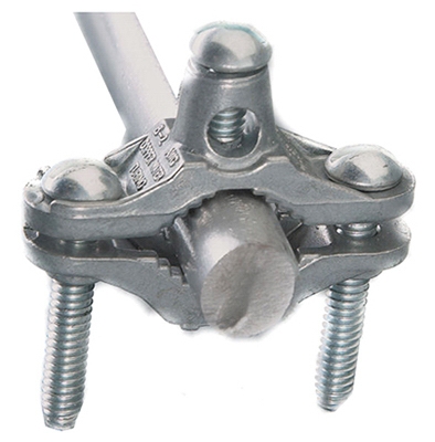 Electric Fence Ground Clamp, Zinc, 1/2 to 1-In.