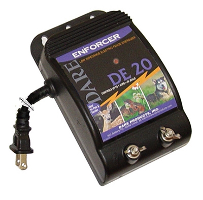 Electric Fence Energizer, 1-Acre, Plug-In, .05-Joule