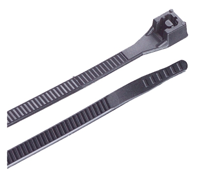 Extreme-Temperature Tie, Black, 8-In., 100-Pk.