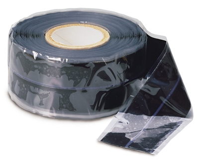 Self-Sealing Silicone Repair Tape, Black, 1-In. x 10-Ft.