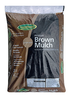 Colored Mulch, Brown, 2-Cu. Ft.
