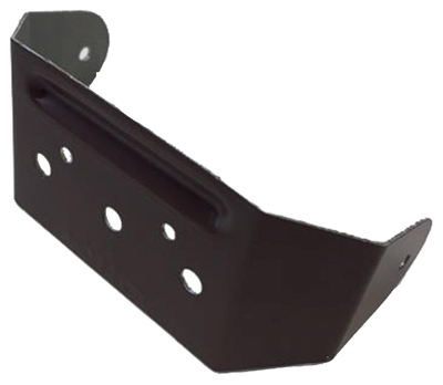 Downspout Hanger Aluminum Clip, Brown, 3-In.