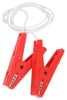 Electric Fence Jumper Lead with HD Clamps