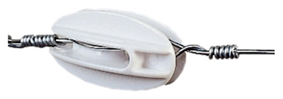 Electric Fence High-Strain Insulator, White, 5-Pk.