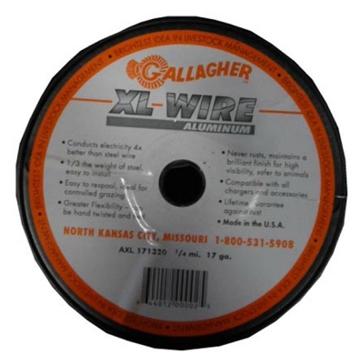 Electric Fence Wire, 17-Ga. Aluminum, 1320-Ft.