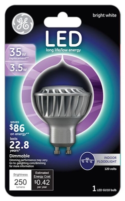 LED Flood Light Bulb, Indoor, 260 Lumens, 3.7-Watts