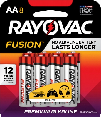 Fusion Advanced AA Alkaline Battery, 8-Pk.