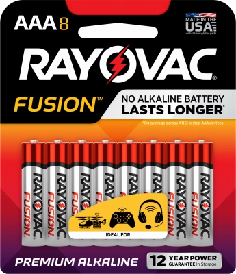Fusion Advanced AAA Alkaline Battery, 8-Pk.