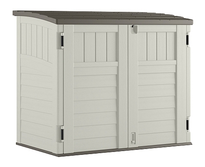Storage Shed, Horizontal, Double-Wall Resin, 34-Cu. Ft.