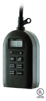TouchSmart Outdoor Digital Timer, Plug-In