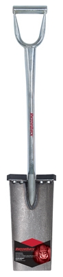 Drain Spade, Steel, D-Grip, 13-In.