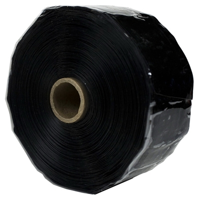 Rescue Silicone Tape, Self-Fusing, Black, 2-In. x 36-Ft.