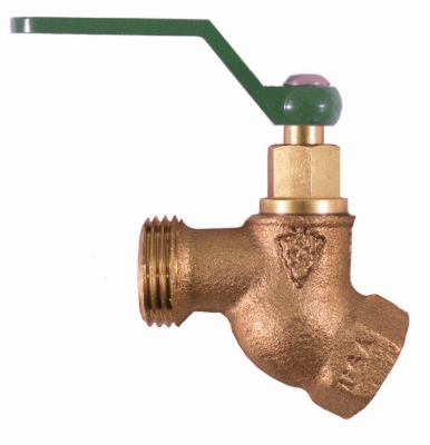 Hose Bibb, Quick Turn, Lead-Free, 1/2 FIP x 3/4-In. Hose Thread