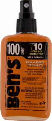 Ben's 100 MAX 3.4 oz Pump spray