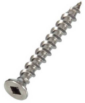 Deck Screws, Flat Countersunk Head, 2.5-In. x 10, 25-Pk.