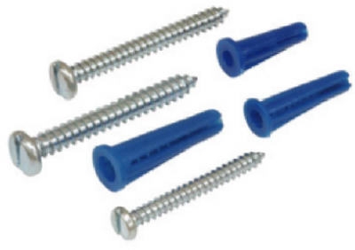 6-Cavity Plastic Anchor/Phillips Screw Assortment, 7-oz.