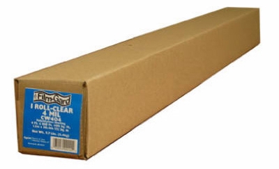 Polyethylene Film, Clear, 4 x 100-Ft., 4-Millimeter