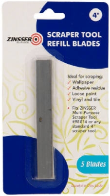 Scraper Tool Replacement Blades, Multi-Purpose, 4-In.