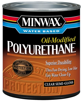1-Quart Semi-Gloss VOC Water-Based Polyurethane