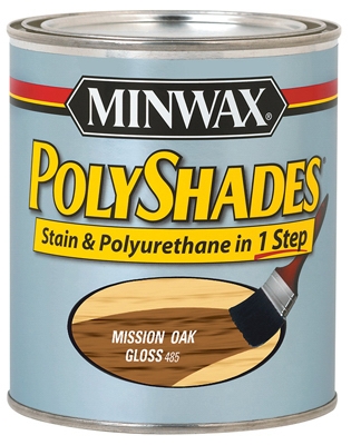 1-Qt. Mission Oak Gloss Polyshades Wood Stain