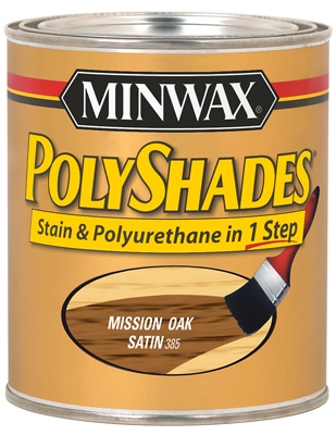 1-Qt. Mission Oak Satin Polyshades Wood Stain