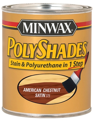 1/2-Pt. American Chestnut Satin Polyshades Wood Stain