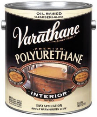 Varathane Gallon Clear Semi-Gloss Interior Oil-Based Premium Polyurethane Wood Finish