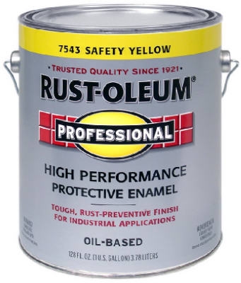 Professional Finish, Safety Yellow, 100-VOC., 1-Gal.
