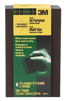 Fine/Medium Large-Area Flexible Sanding Sponge
