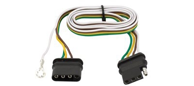 Trailer Connector, 4-Way Flat, 36-In.
