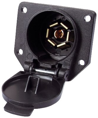 RV Trailer Connector, 7-Way Pin-Style