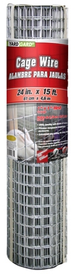Galvanized Welded Wire Fence, 24-In. 15-Ft.