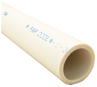 PVC Pipe, Schedule 40, 370 PSI, 1-In. x 5-Ft.